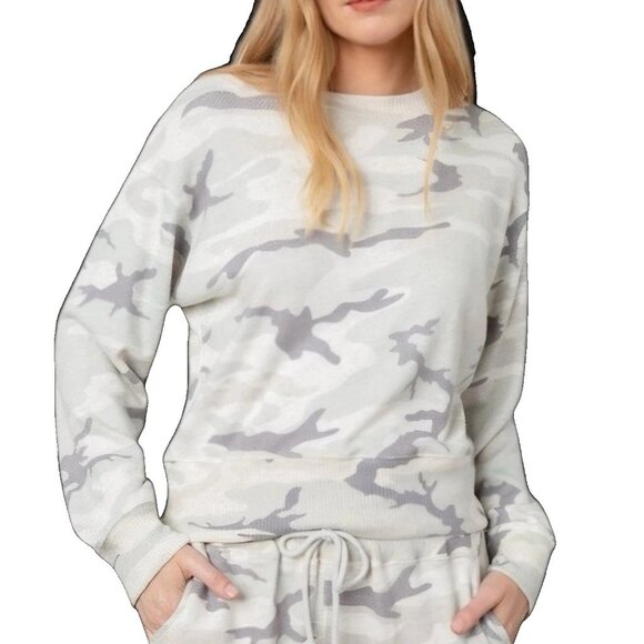 RAILS Ramona Stone Camo Relaxed Fit Sweatshirt Size M - Picture 2 of 9